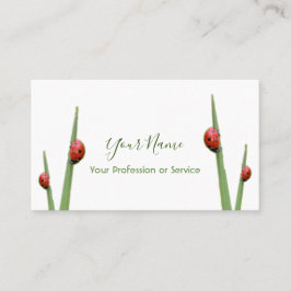 Glückliche Kunden mit glücklichen Ladybugs! Visitenkarte