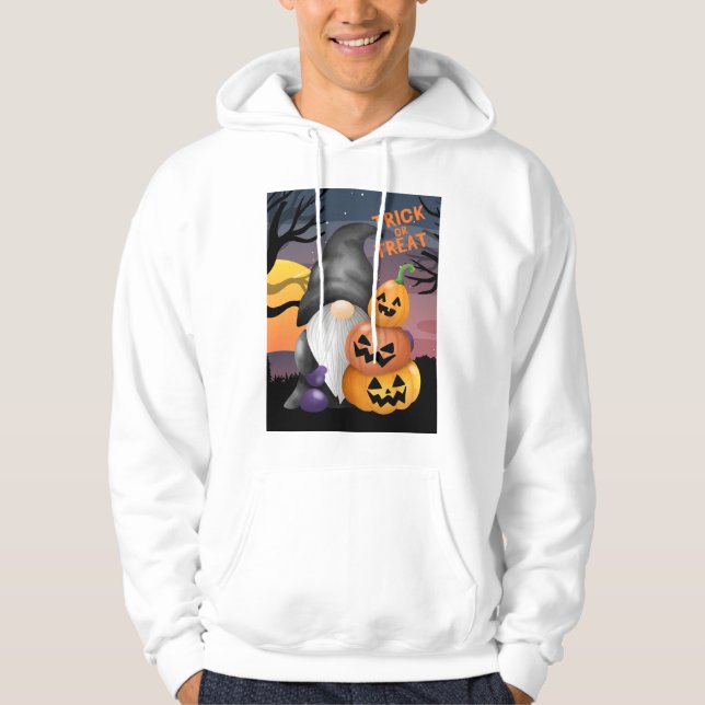 glückliche Kürbis Hoodie (Vorderseite)