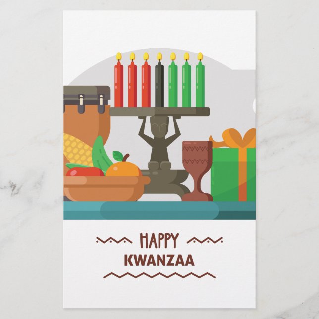 glückliche kwanzaa Geschenke (Vorderseite)