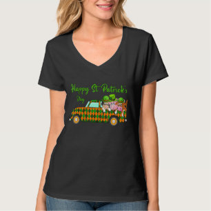 Glückliche Landtiere Happy St Patrick's Day Truck T-Shirt