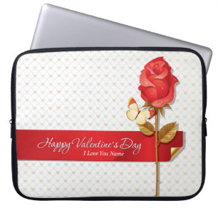 Glückliche Laptop-Hülse des Valentinstag-9 Laptopschutzhülle
