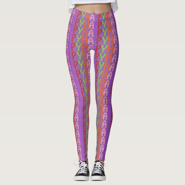 Glückliche Leggings (Vorderseite)