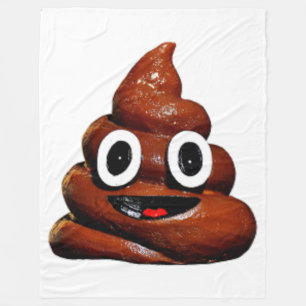 glückliche lustige Kpo-Emoji-Decke Fleecedecke