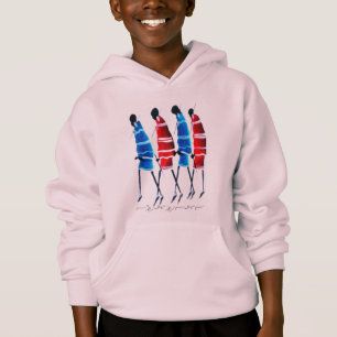 Glückliche Maasai-Kunst: Street Style   kulturelle Hoodie
