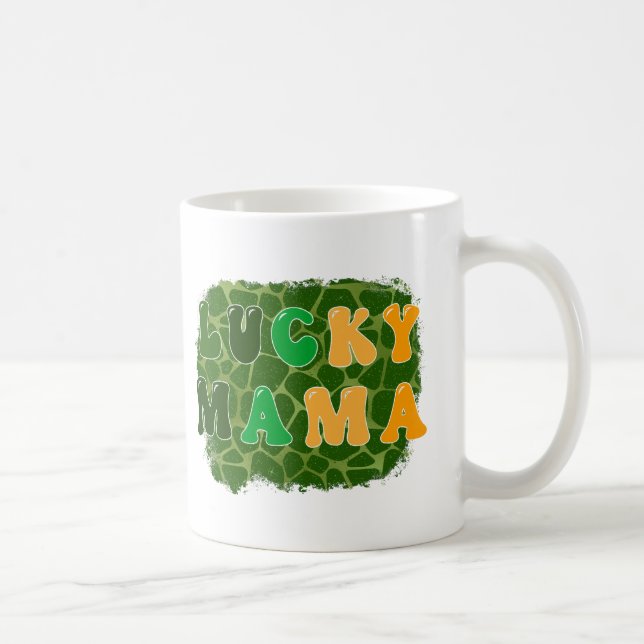 Glückliche Mama Sublimation Kaffeetasse (Rechts)