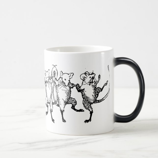 Glückliche Mäuse Verwandlungstasse (Rechts)