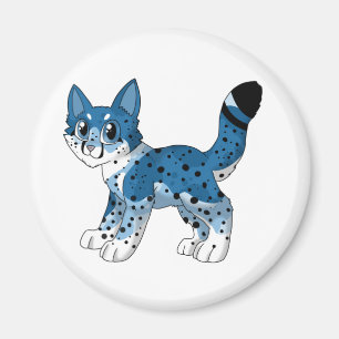 GLÜCKLICHE MIEZEKATZE MAGNET