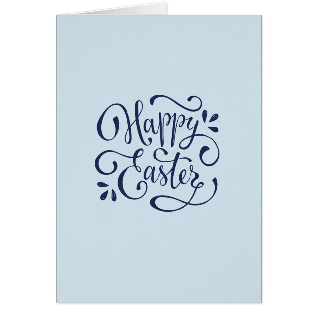 Glückliche moderne Kalligraphie Ostern (Vorne)