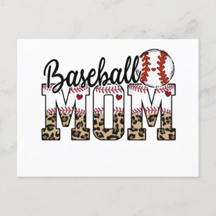 Glückliche Mutter Tag Baseball Mama!! Postkarte