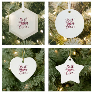 Glückliche Mutter Tag Beste Mama je Ornament Aus Metall