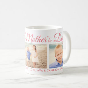 Glückliche Mutter Tag Mama Pink Script Foto Keepak Kaffeetasse