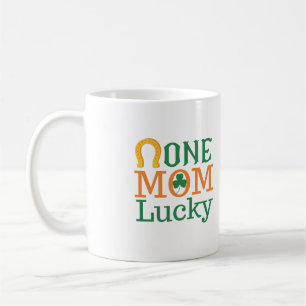 Glückliche Mütter Tag mit Liebe und Blume Kaffeetasse