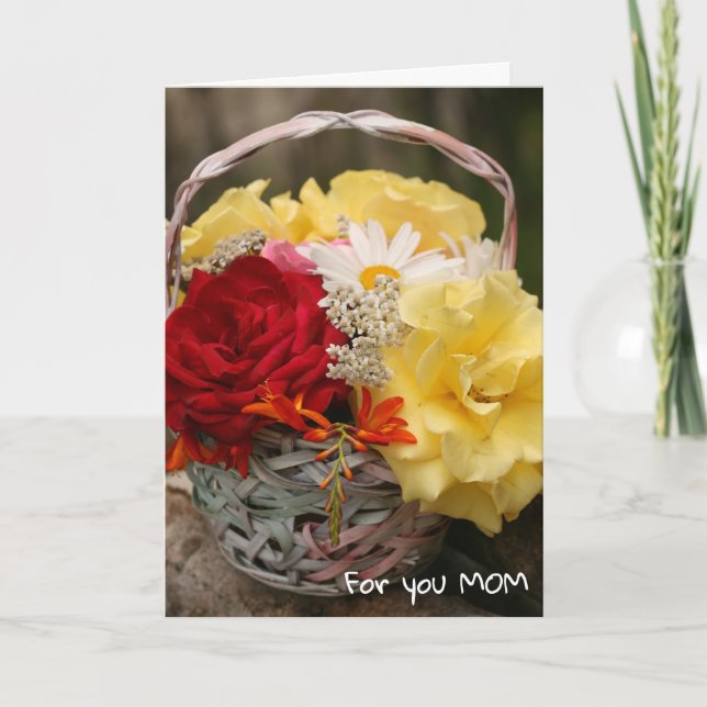 Glückliche Muttertagskarte Karte (Vorderseite)