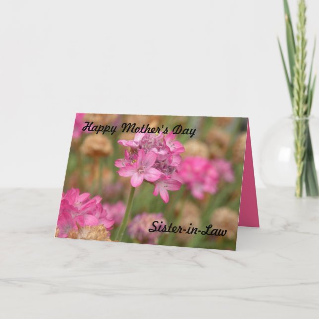 Glückliche Muttertagskarte Karte (Vorderseite)