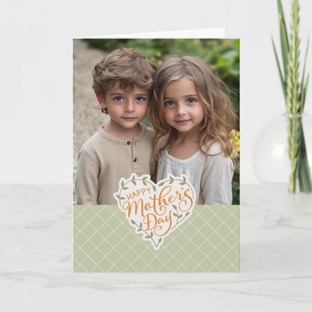 Glückliche Muttertagskarte Karte (Vorderseite)