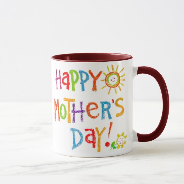 Glückliche MuttertagTasse Tasse (Rechts)