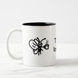 Glückliche Nachbarn Zweifarbige Tasse