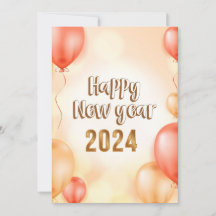 GLÜCKLICHE NEUJAHRKARTE - FERIENKARTE