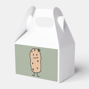 Glückliche niedliche lächelnde Kartoffel Geschenkschachtel