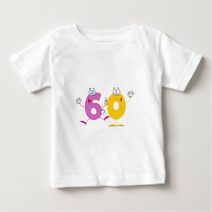 Glückliche Nr. 60 Baby T-shirt