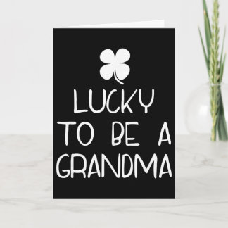 Glückliche Oma zu sein St. Patrick's Day Lustige I Karte