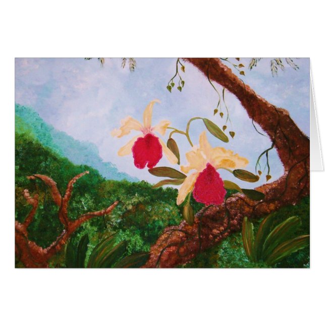 GLÜCKLICHE ORCHIDEEN (Vorderseite (Horizontal))