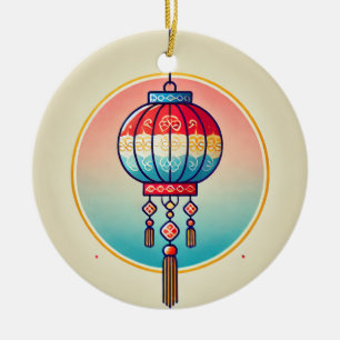 glückliche orientalische Verzierung Keramik Ornament