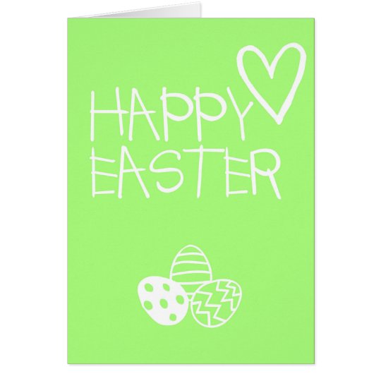 Glückliche Ostern-Gruß-Karte einfach Karte