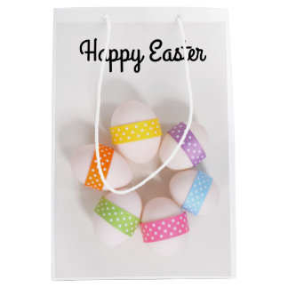 Glückliche Ostern-Tasche Mittlere Geschenktüte