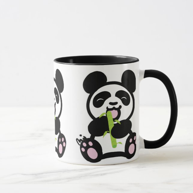 Glückliche Panda-Tasse Tasse (Rechts)