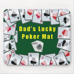 glückliche Pokermatte der Vatis Mousepad