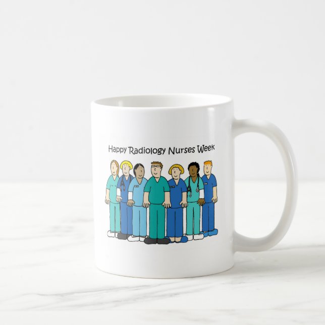 Glückliche Radiologie pflegt Woche Kaffeetasse (Rechts)