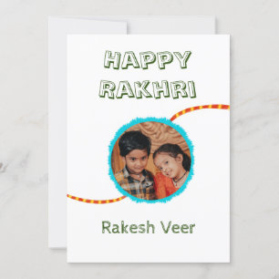 Glückliche Rakhri-Bruder-Fotokarte, Rakhi Karte