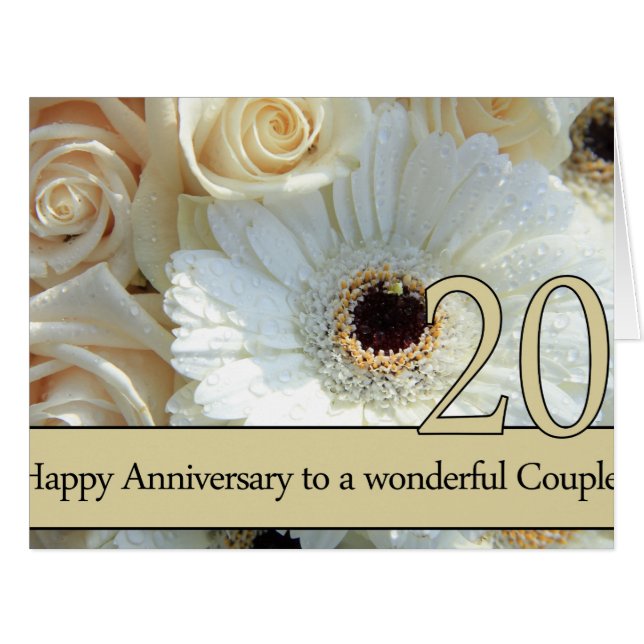 Glückliche Rose zum 20. Jahrestag (Vorderseite (Horizontal))