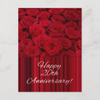 Glückliche Rose zum 20. Jahrestag