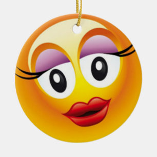 Glückliche Sally-Freude Keramik Ornament