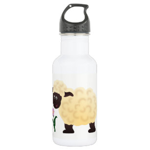 Glückliche Schafe Edelstahlflasche