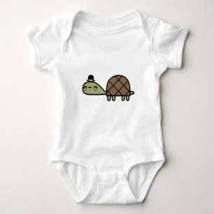Glückliche Schildkröte Baby Strampler