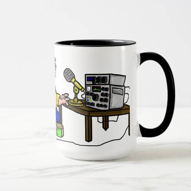 Glückliche Schinken-Betreiber-Kaffee-Tasse Tasse (Rechts)