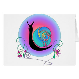 Glückliche Schnecke