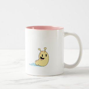 glückliche Schnecke Zweifarbige Tasse