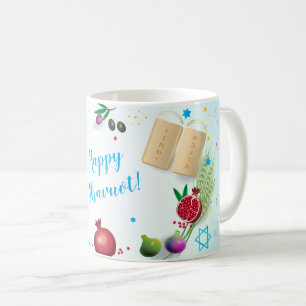 Glückliche SHAVUOT dekorative Spezies Verzierung Kaffeetasse
