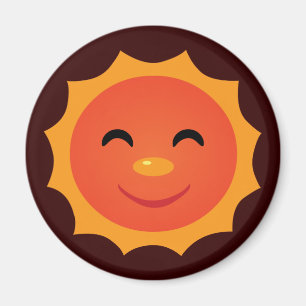 Glückliche Sonne Magnet