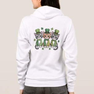 Glückliche St. Patrick's Day-Kätzchen-47474 Hoodie