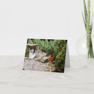 Glückliche Stechpalmen-Tage Feiertagskarte