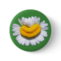 Glückliche Strahlende Kamille Blume Lächeln