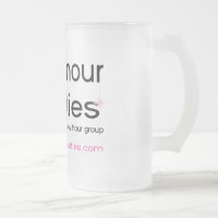 Glückliche Stunde Hotties eisige Bier-Tasse