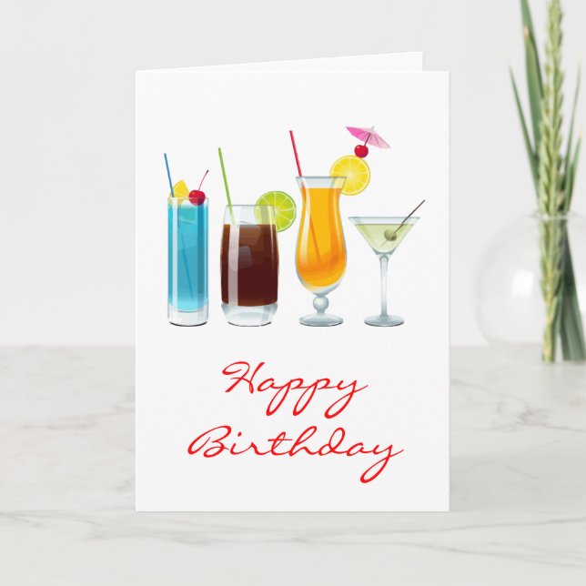 Glückliche Stunde Karte (Vorderseite)