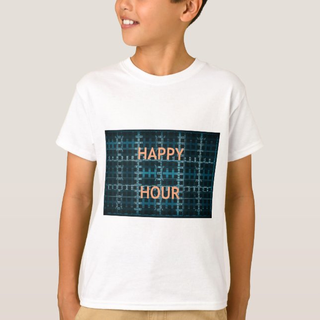 Glückliche Stunde T-Shirt (Vorderseite)