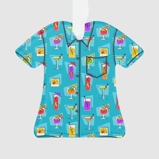 Glückliche Stunden-hawaiisches tropisches Ornament (Vorderseite)